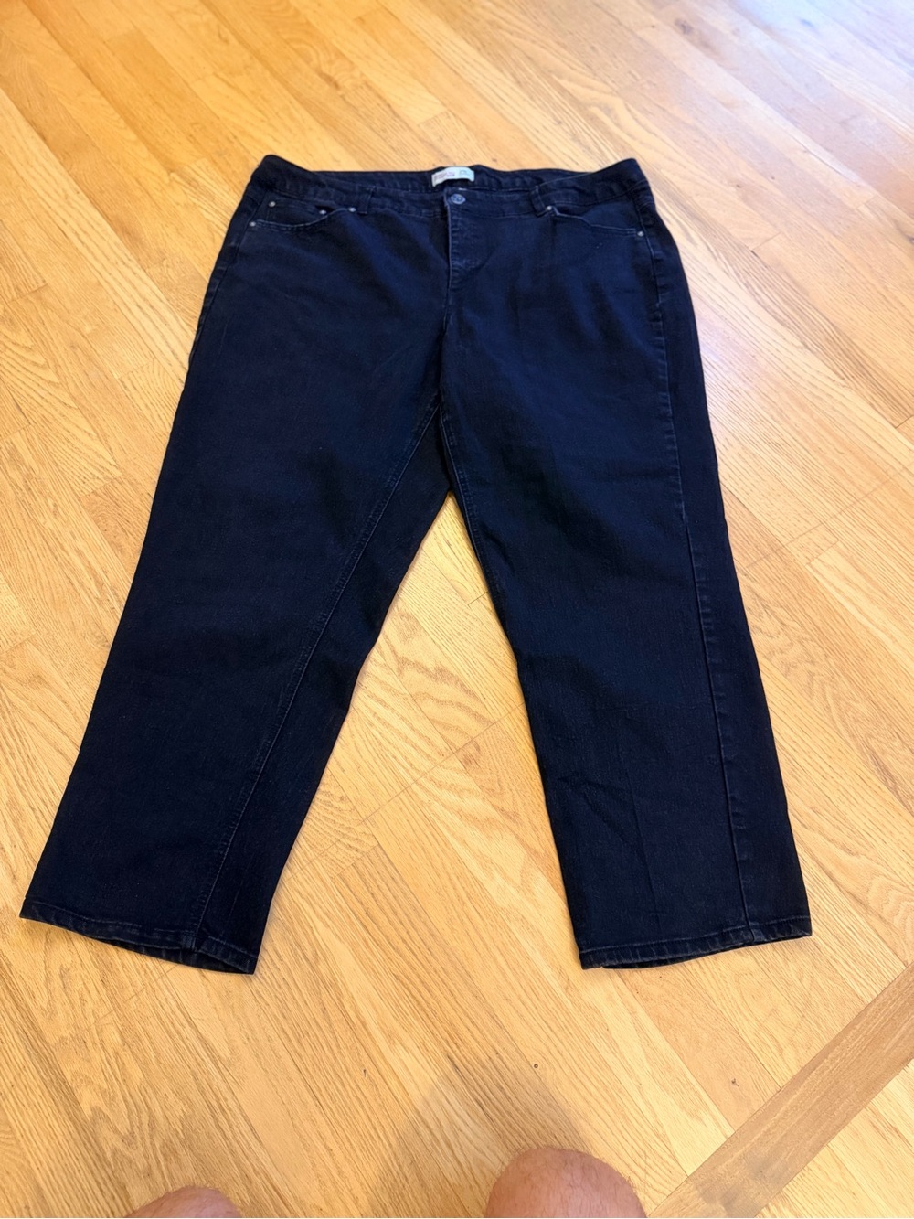 Women's Size 22W Just My Size Ankle-Length Straight Jeans GUC